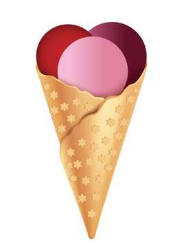 Ice Cream In A Funnel