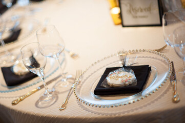 wedding table setting