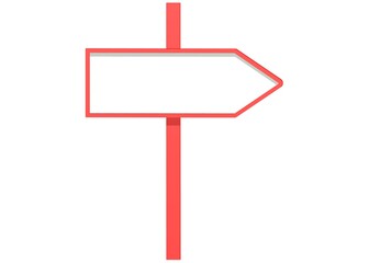 red arrow sign