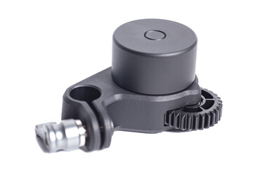 Focus motor for professional gimbal stabilizer 3-Axis for camera isolated on white background