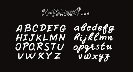 Lettering poster with calligraphy text. Abstract poster design. Vector illustration.