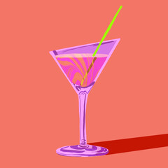 cocktail with a swirl