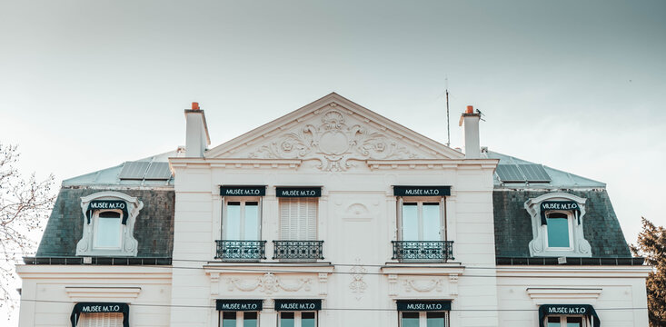 Paris, France 01-04-2021: M.T.O museum in chatou