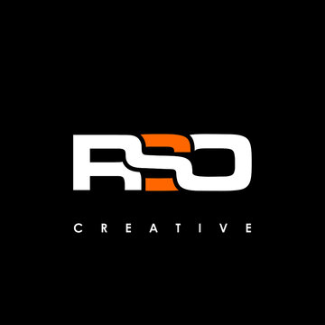 RSO Letter Initial Logo Design Template Vector Illustration