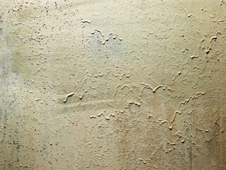 Metal surface with old peeling paint. Grungy background.