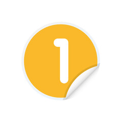 One - Sticker
