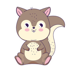 cute chipmunk animal