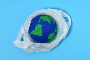 Plastic world concept