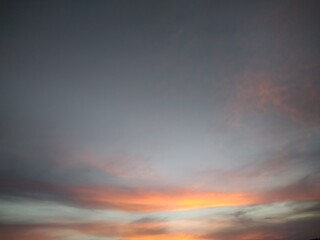 sunset in the sky two