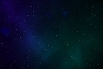 Fototapeta na wymiar Beautiful nebula with gas clouds and stars field