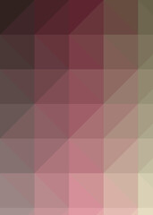 Abstract color Low-Polygones Generative Art background illustration