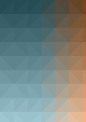 Obraz premium Abstract color Low-Polygones Generative Art background illustration