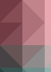Obraz premium Abstract color Low-Polygones Generative Art background illustration