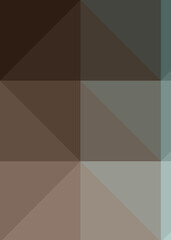 Fototapeta premium Abstract color Low-Polygones Generative Art background illustration