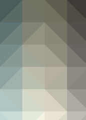 Fototapeta premium Abstract color Low-Polygones Generative Art background illustration