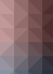 Fototapeta premium Abstract color Low-Polygones Generative Art background illustration