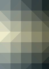 Abstract color Low-Polygones Generative Art background illustration