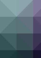 Fototapeta premium Abstract color Low-Polygones Generative Art background illustration