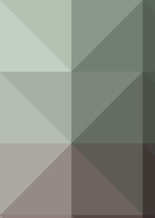 Obraz premium Abstract color Low-Polygones Generative Art background illustration
