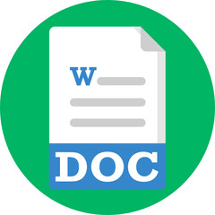 File Format Icon. DOC Format