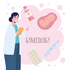female ginecology doctor