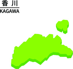 香川県のイラスト