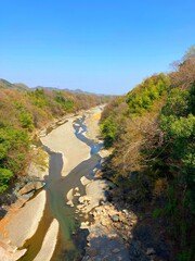 river in the mountains