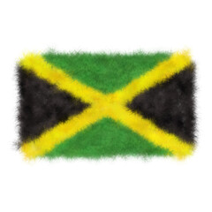 Bandiera jamaica pelliccia
