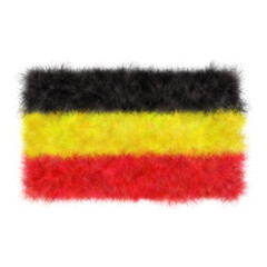 Bandiera tedesca pelliccia