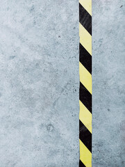 Fototapeta premium Grunge background with a line what is a sign of caution