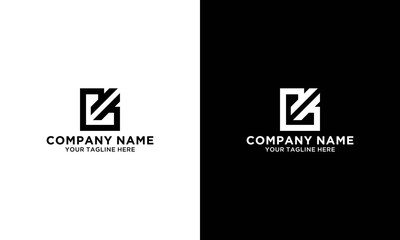 Minimalist modern abstract letter B logo.