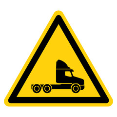 Truck Symbol Sign,Vector Illustration, Isolate On White Background Label. EPS10
