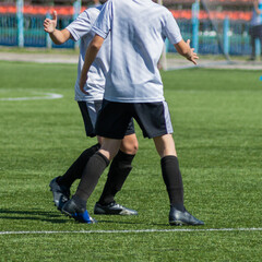 Fototapeta premium Childrens football.
