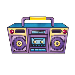 retro radio boombox