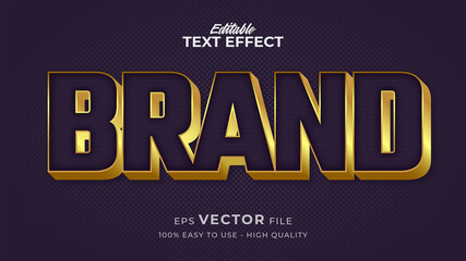 Editable text style effect - Retro text style theme