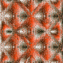 Patterns with black-and-red-and-white gradient. Abstract metallic background. 