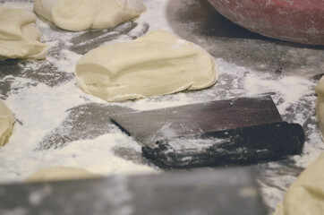 Preparation of dough for baking Armenian bread