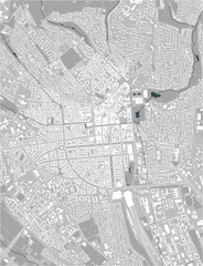 Fototapeta na wymiar map of the city of Wiesbaden, Germany