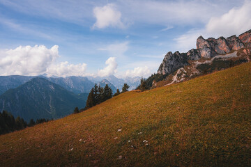 Fototapeta premium Landscape at the Achensee lake in Austria.