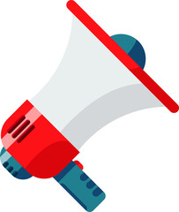 Megaphone. Freedom of speech symbol. Speaker.