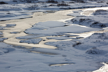 Winterlandschaft auf Island
