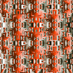 Patterns with black-and-red-and-white gradient. Abstract metallic background. 