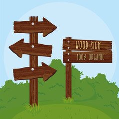 pair wood signals