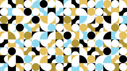 Seamless geometric pattern, abstract vector background for wallpaper or websites or wrapping paper print created with colorful elements of geometry.