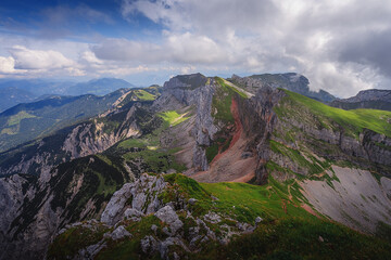 Naklejka premium Landscape at the Achensee lake in Austria.