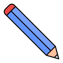 Vector Pencil Outline Icon Design