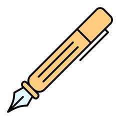 Vector Pen Outline Icon Design
