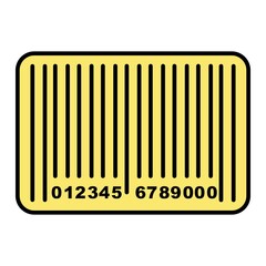 Vector Barcode Outline Icon Design