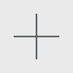 Add button icon isolated on background. Plus symbol modern, simple, vector, icon for website design, mobile app, ui. Vector Illustration