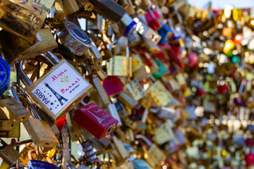 Love Padlocks in Paris
